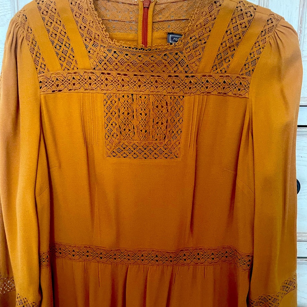 JCrew (Point Sur) mustard blouse🌟🌟